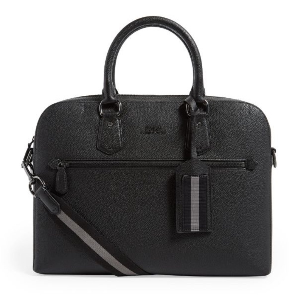 Ralph Lauren Grained Leather Briefcase